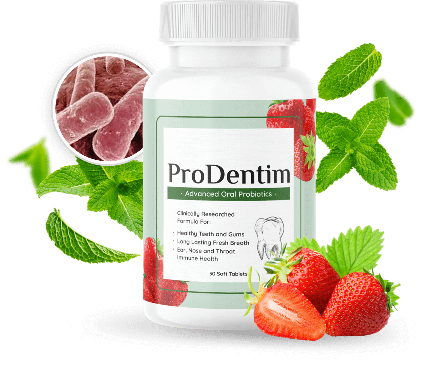 ProDentim Bottle with Probiotics